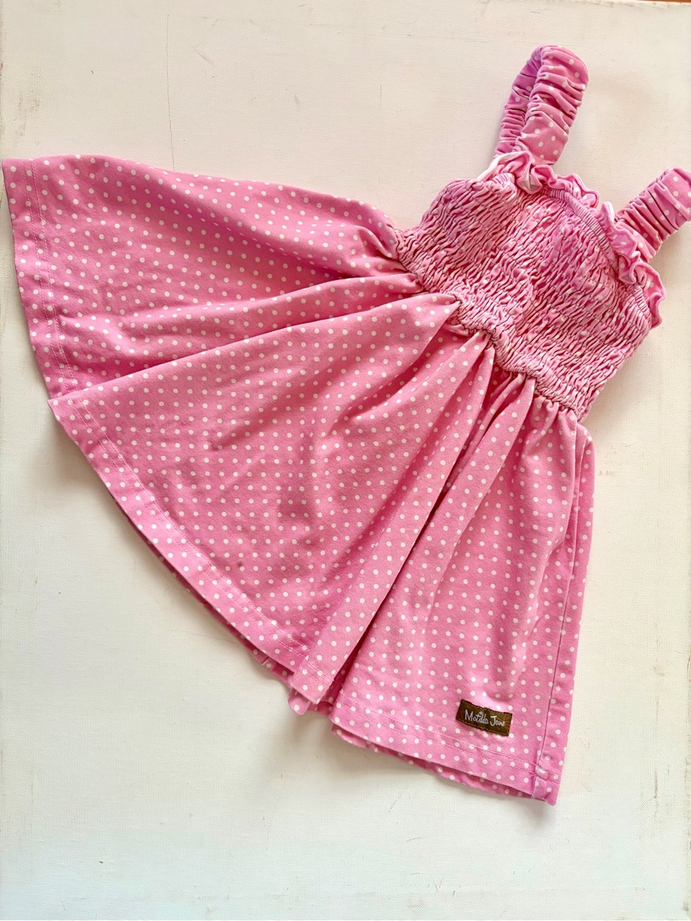Matilda Jane Pink Polka Dot Dress